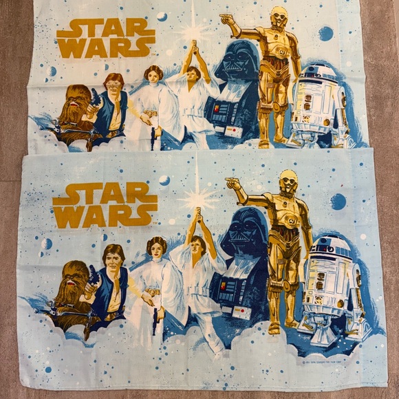 Vintage 70s Star Wars Pillowcases